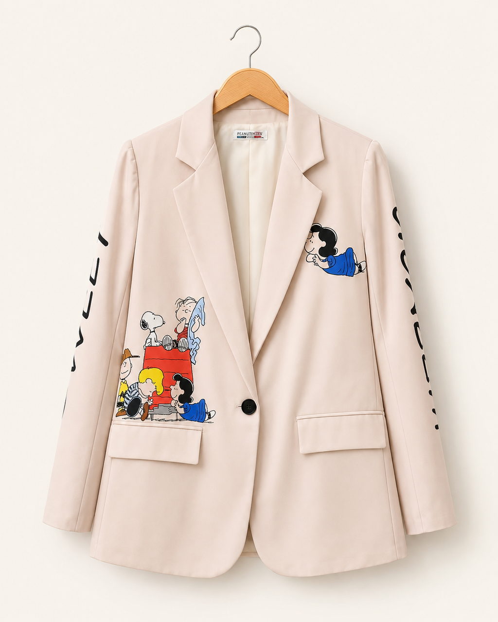 Blazer Soft Blush Peanuts Friends
