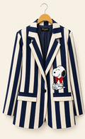 Blazer Snoopy Navy Rayas